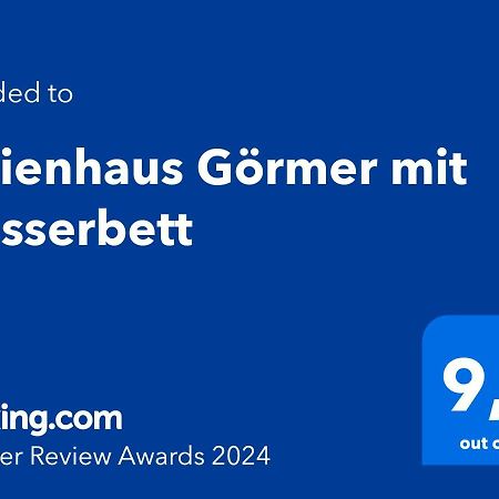 Ferienhaus Goermer Mit Wasserbett Schmölln Exteriör bild